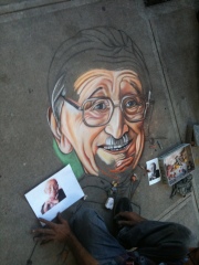 Hayek as Street Art